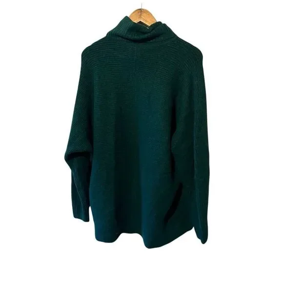 Vince Camuto Turtleneck Green knit sweater size large - Picture 3 of 7